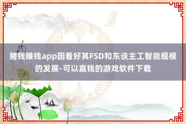 赌钱赚钱app因看好其FSD和东谈主工智能规模的发展-可以赢钱的游戏软件下载